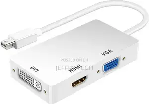 Paruht Tv-Out Cable 1080p 3 in 1 Thunderbolt Mini Displaypor