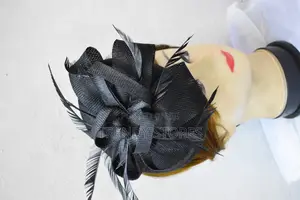 Elegant Black Fascinator