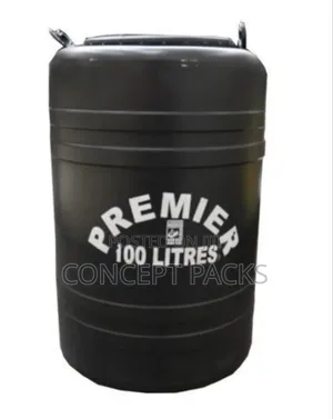 Premier Water Storage Barrel-Drum 100l- Black