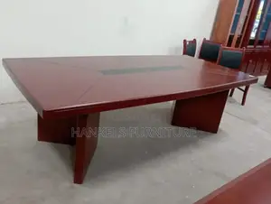 2.4m Executive Red Brown Boardroom