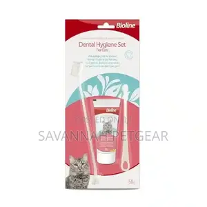Bioline Dental Hygiene Set for Cats Toothpaste Toothbrushes