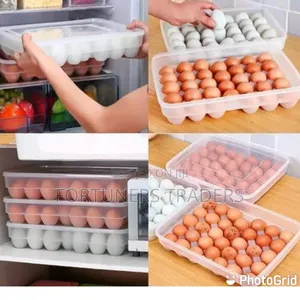 Egg Tray With Lid 34pcs