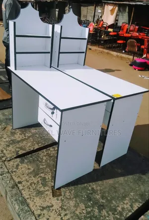 White Modified Office Table