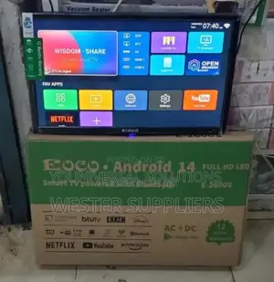 26 Inches Ac/Dc Ecco Smart Android Digital Tv With Bluetooth
