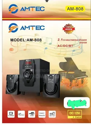 Amtec 2.1 Channel Best Sub Woofer System