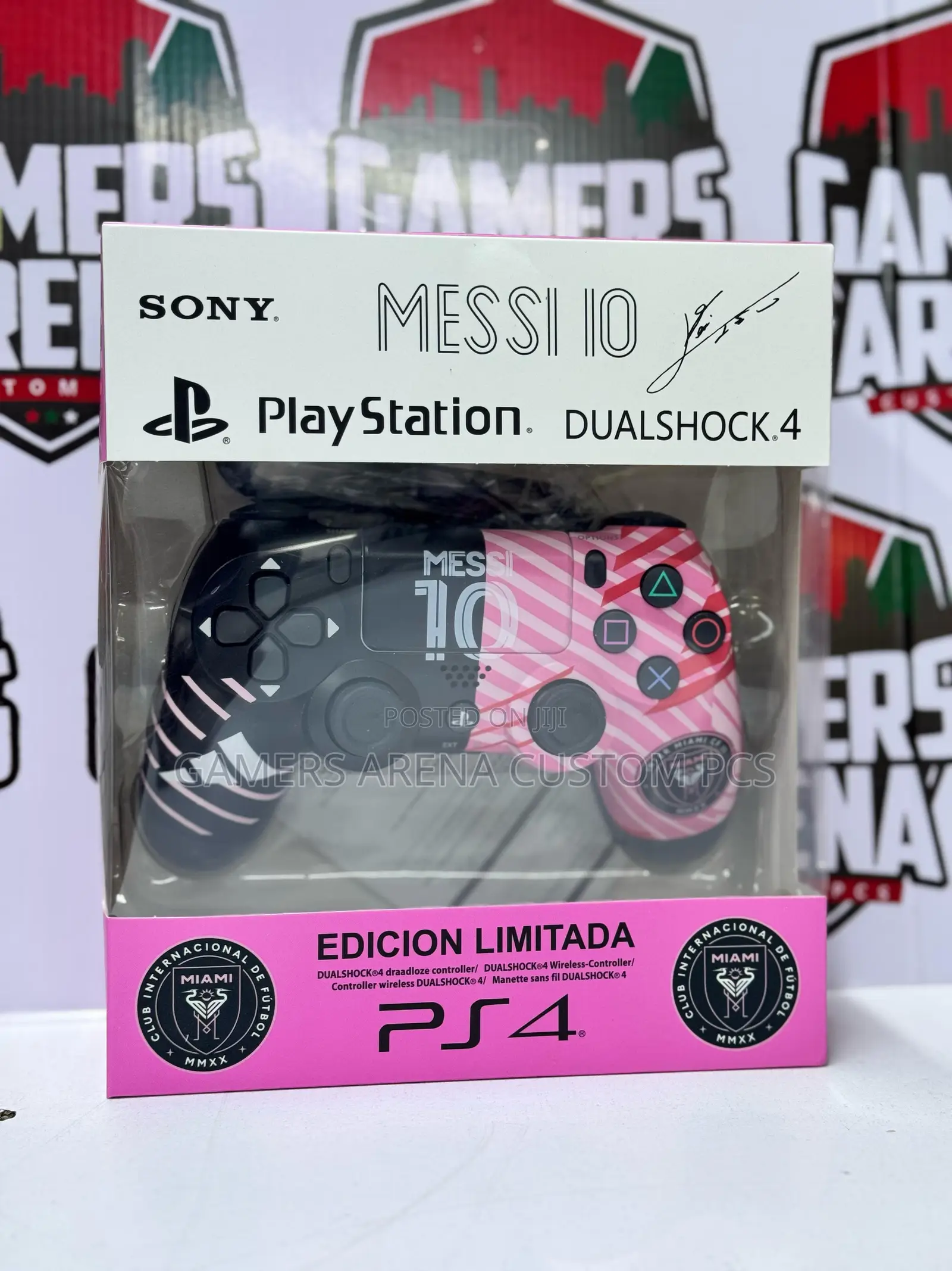 Sony Ps4 Wireless Dualshock Controller Messi Limited Edition
