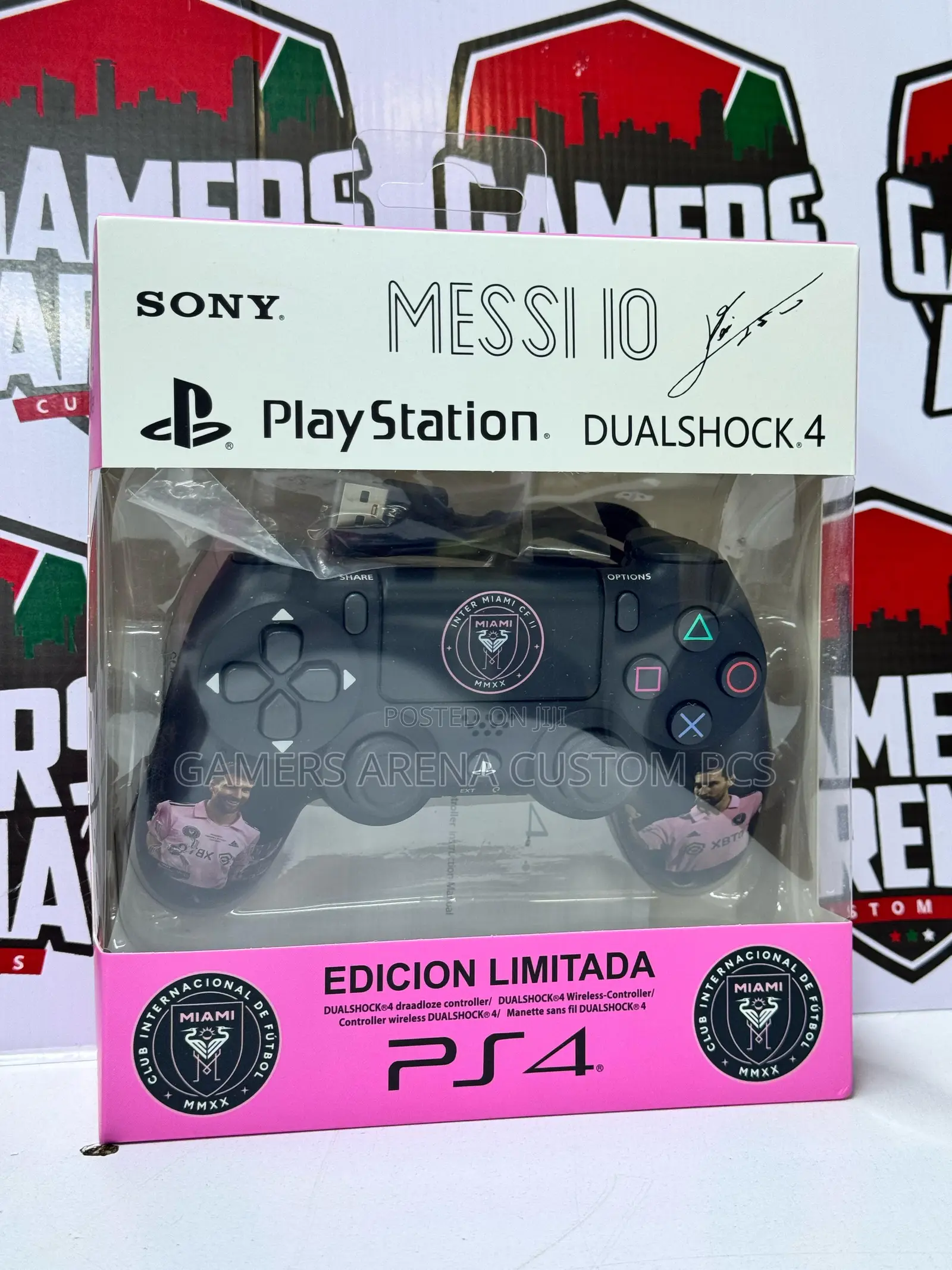 Sony Ps4 Wireless Dualshock Controller Messi Limited Edition