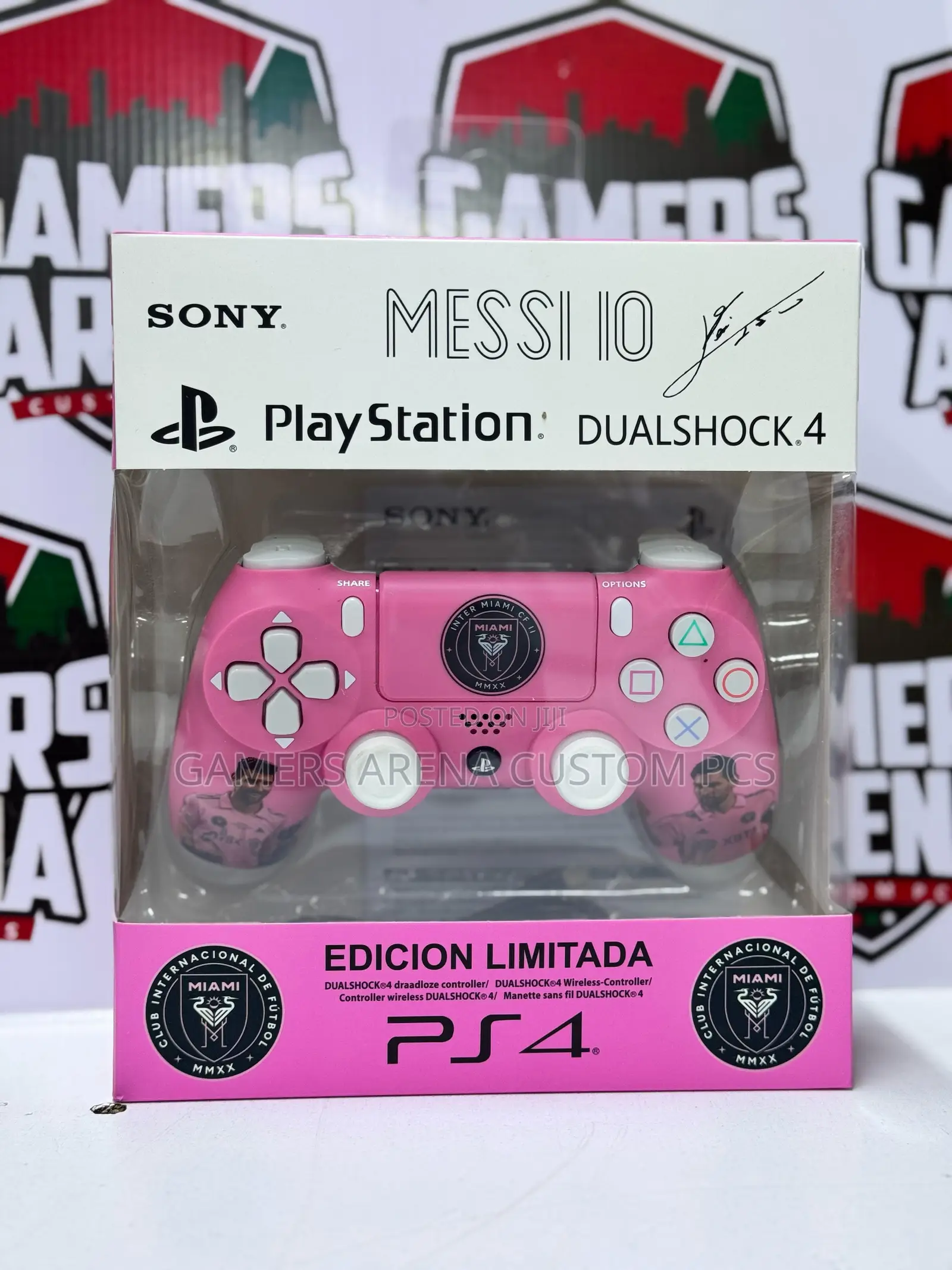 Sony Ps4 Wireless Dualshock Controller Messi Limited Edition