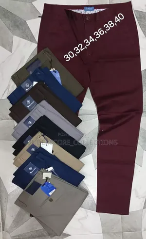Heavy Material Men's Khaki Trousers