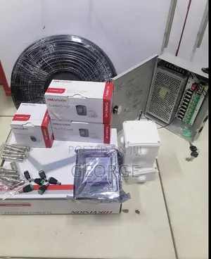 1080--3 CCTV Cameras Hikvision Complete 2mp 4 Channels Kit
