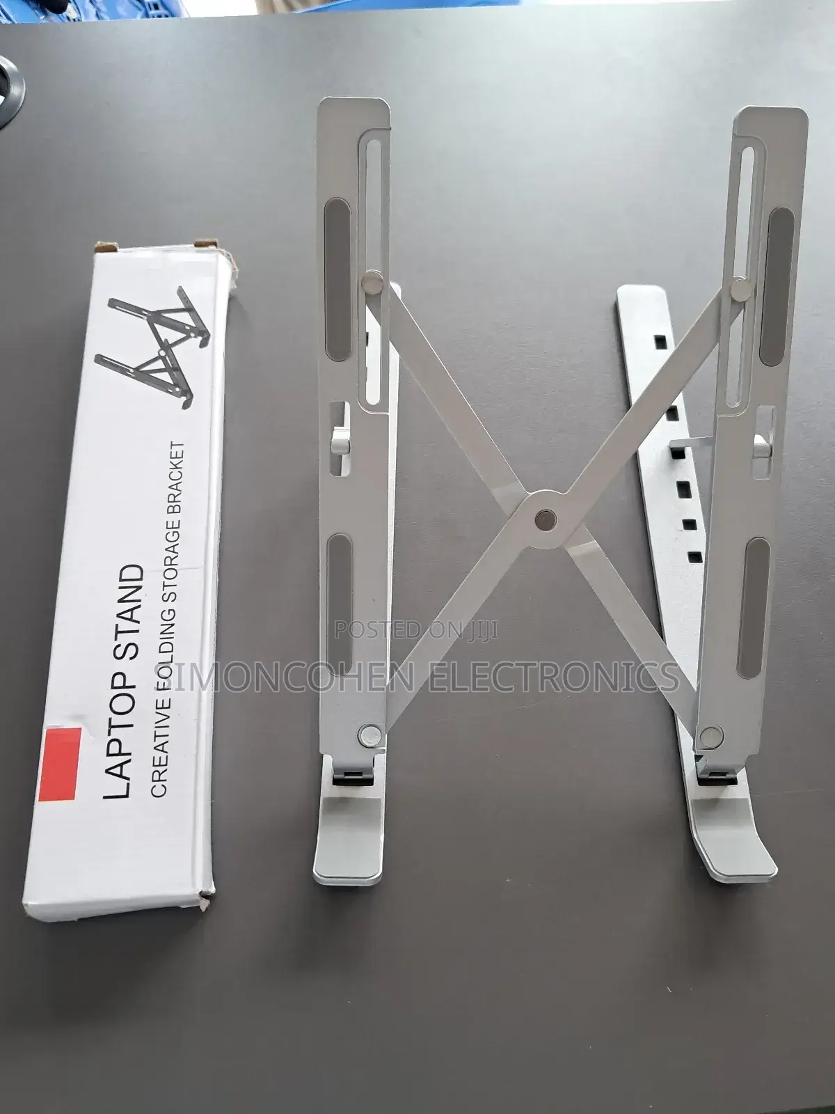 Metallic Laptop Stand Bracket