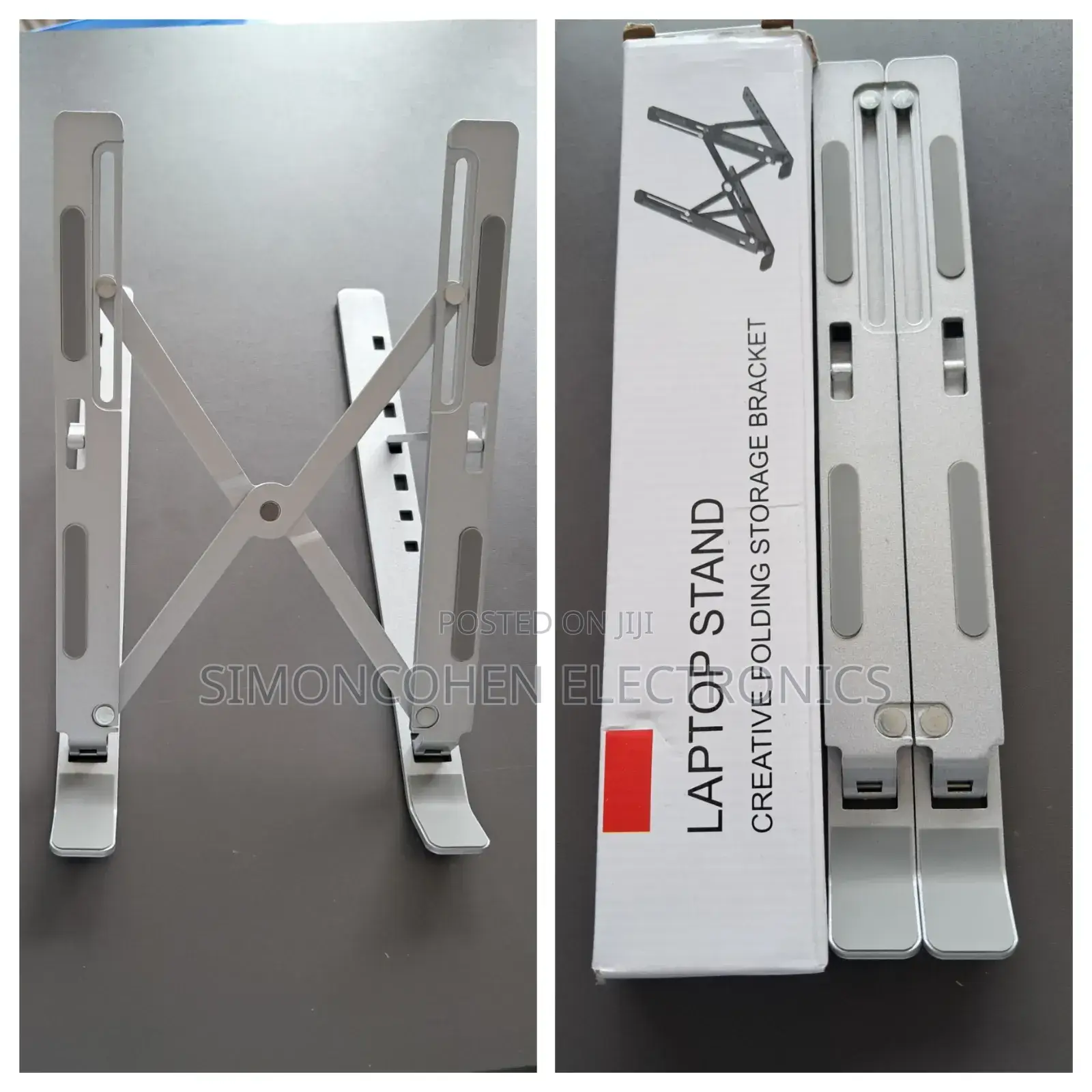 Creative Metallic Foldable Laptop Stand