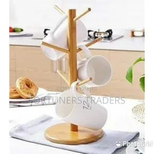 Cup Holder Bamboo Mug Stand