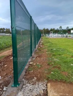 Green Anti Climb Clear View Fence