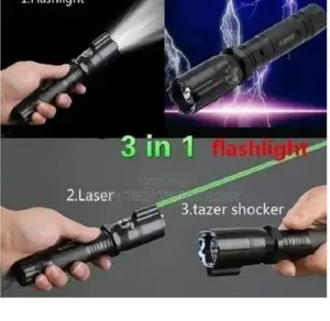 Defense Torch 3 In1 Shock Flash Light Torch