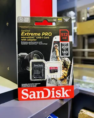 Sandisk 512gb Extreme Pro Microsdxc Uhs-I Card With Adapter