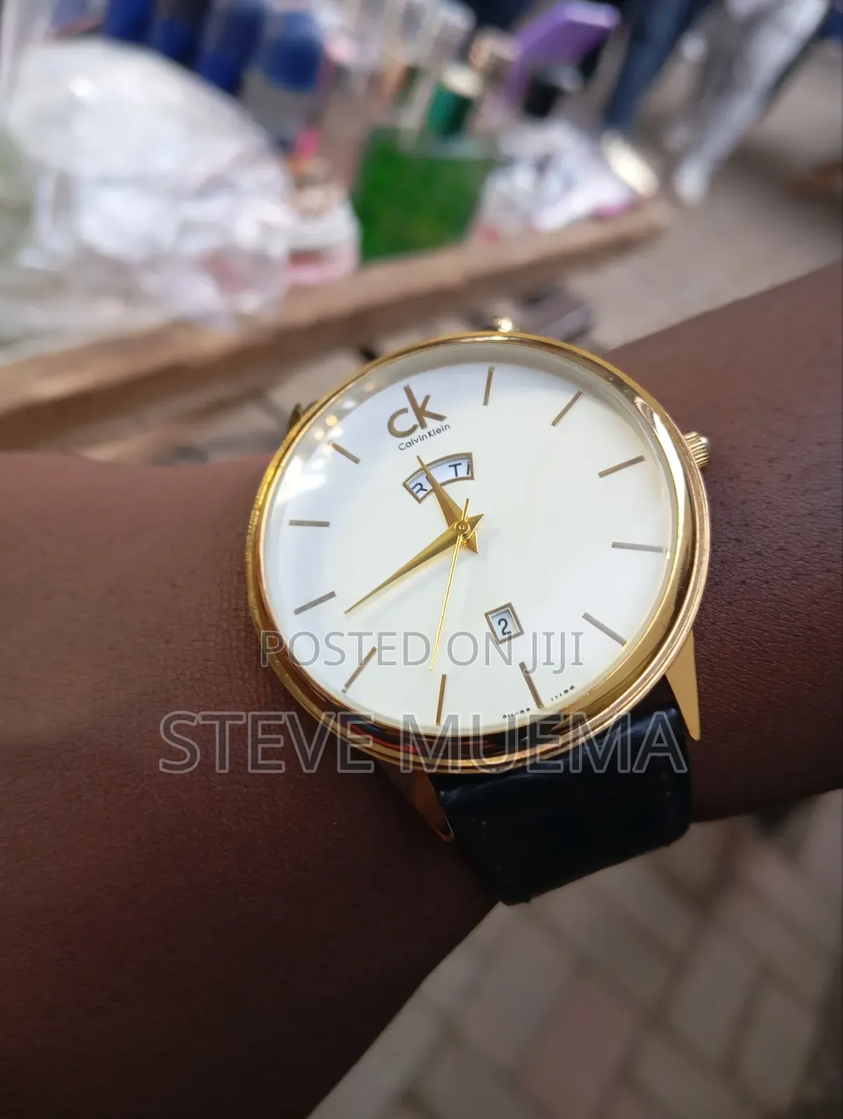 Rolex/Ck Leather Strap(Day Date)