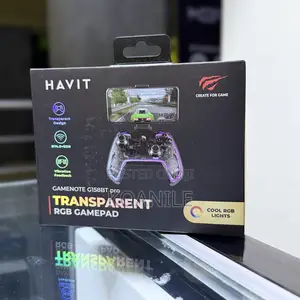 Havit Phone Controller!! Phone Transparent RGB Gamepad!!