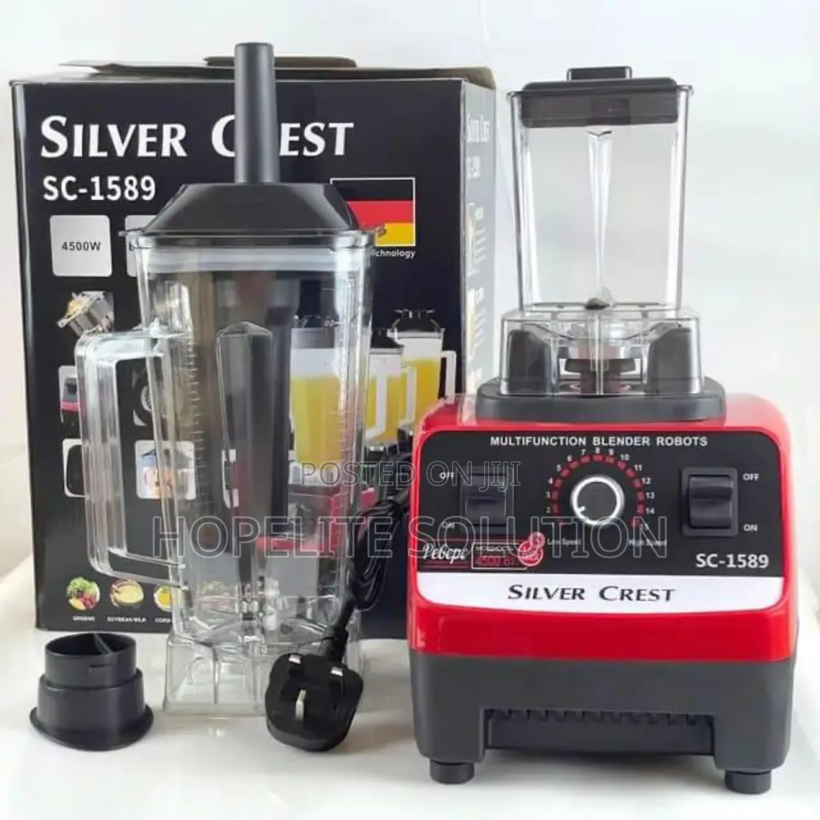 2 in 1 Silver Crest Blender