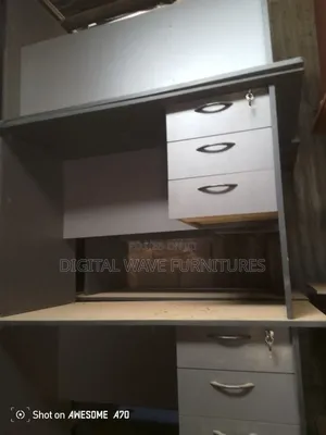 White Office Table 0.9meter