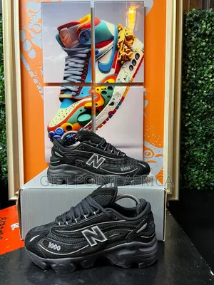 Black New Balance 1000 Sneakers