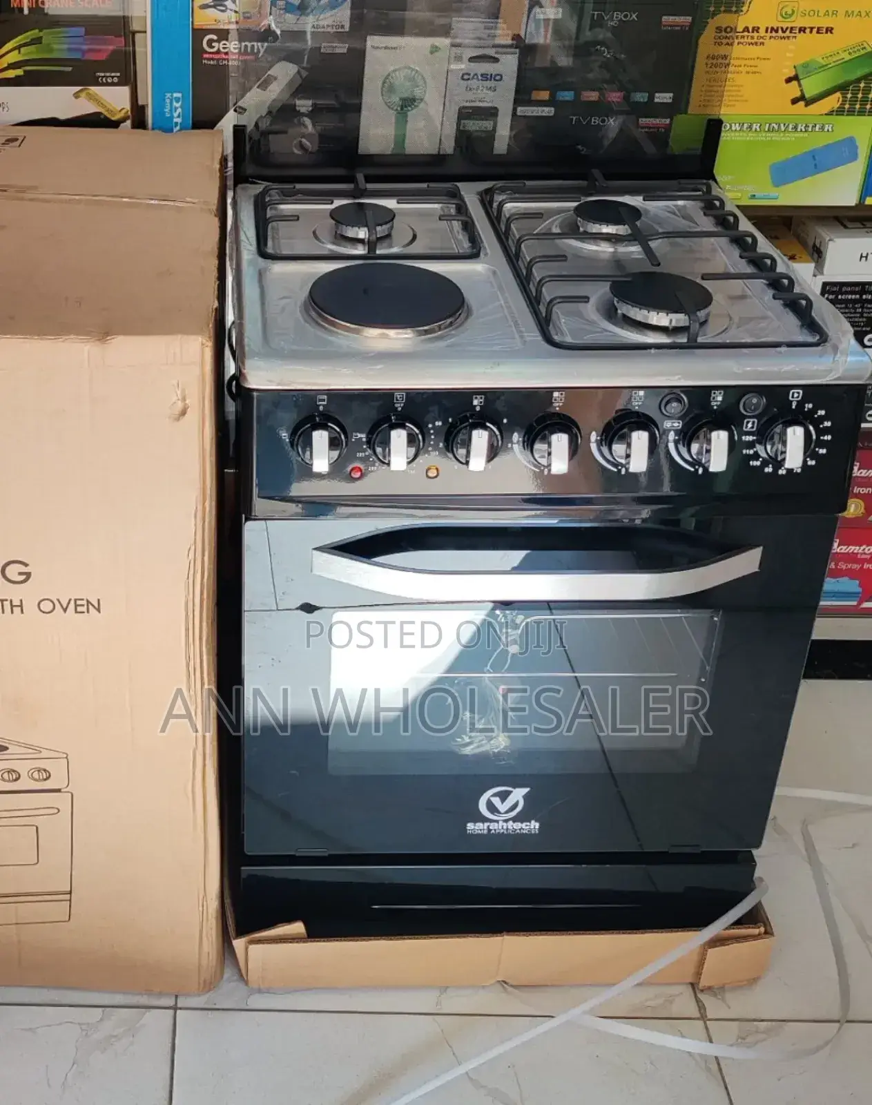 *Sarah Tech Standing Cooker 3g+1e 60cmx60cm