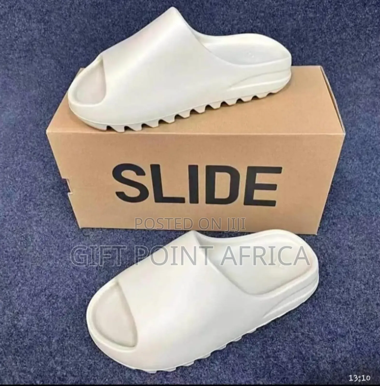 Cream White Yeezy Slides