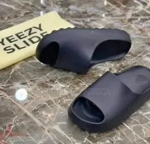 Black Yeezy Slides