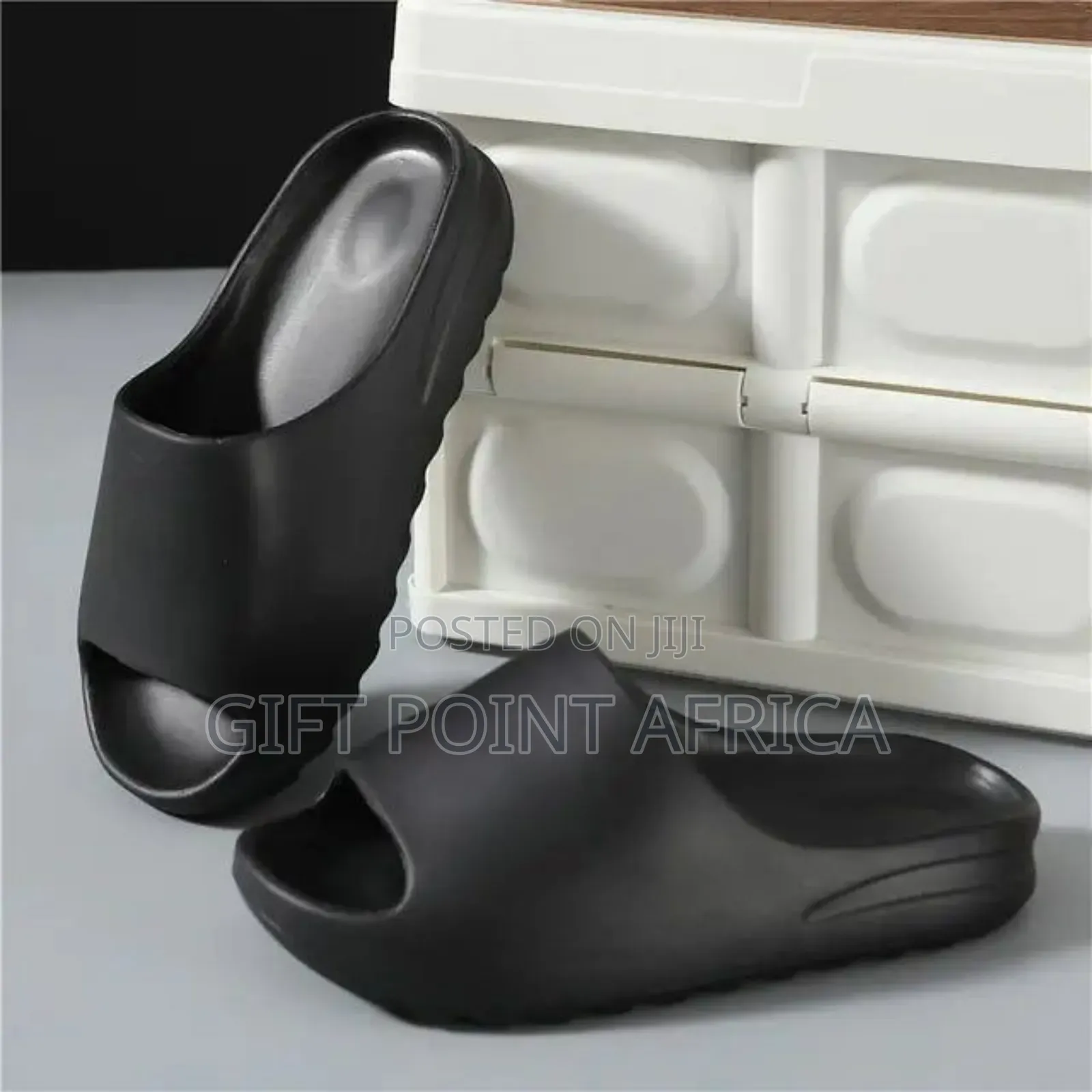 Yeezy Slides Black in Color