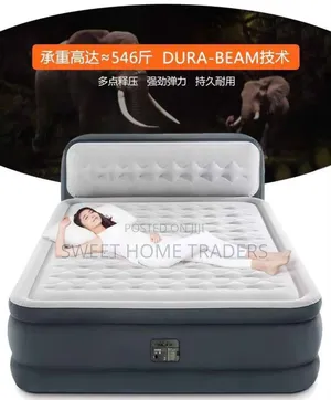 Intex Inflatable Bed With Inbuilt Electric Pum......