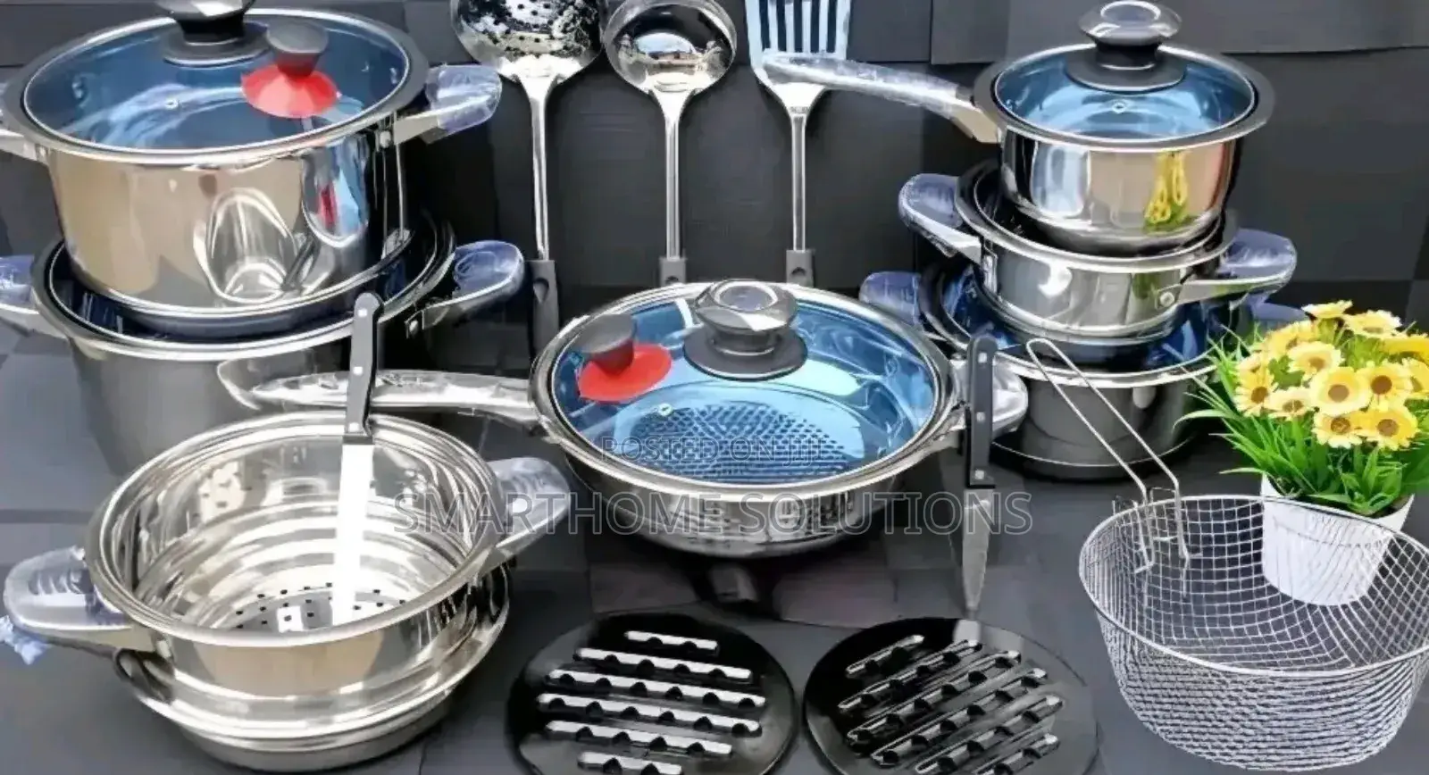 Marwa German Life 30pcs Stainless Non Stick Cookware Set
