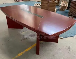 Mahogany Boardroom Table 2.4m