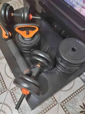 6 in 1 50 Kg Kettlebell Dumbbell Set With Barbell