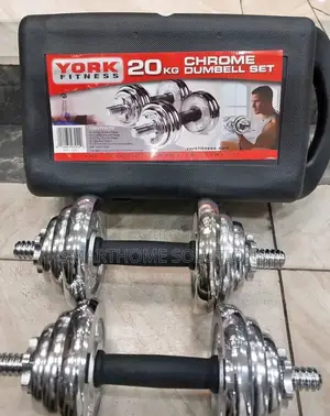 20kg Chrome Dumbbell Set With Case