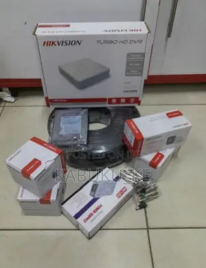 Hikvision Hd 4 Cameras CCTV Complete Package Night Vision