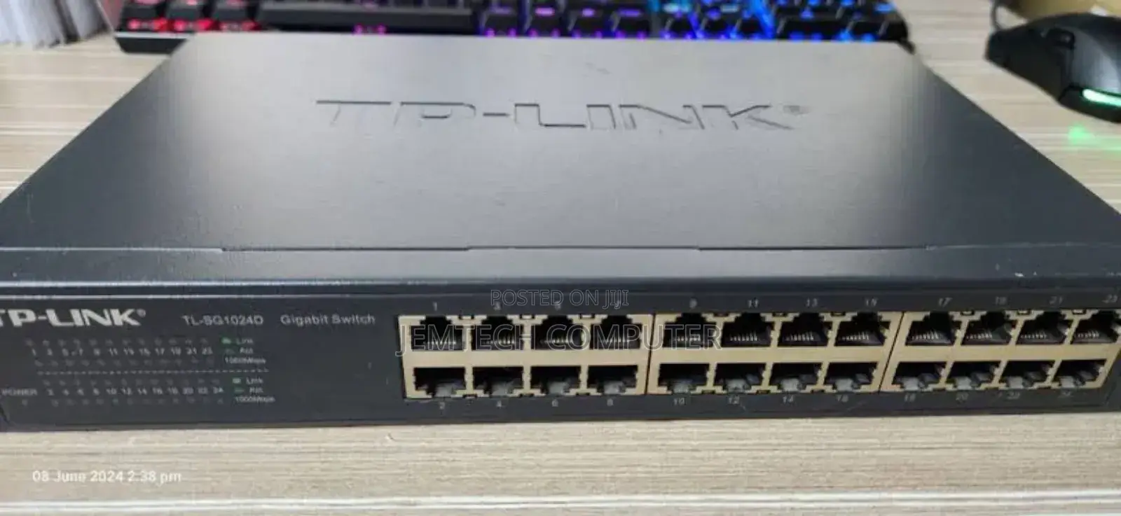 Tp-Link 24-Port 1000mbps Gigabit Desktop Rackmount Switch