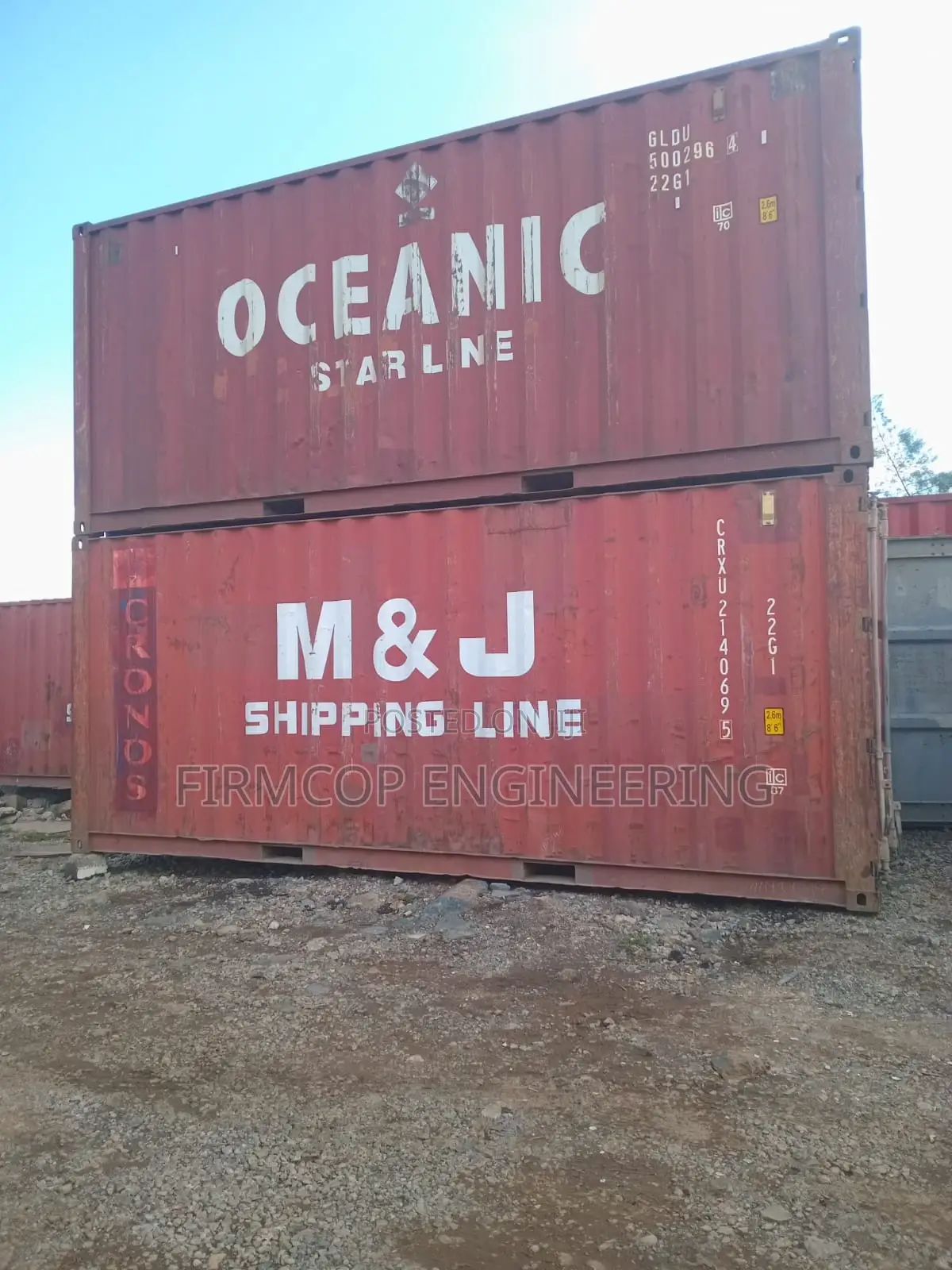20ft Containers Restocked-in Good Condition