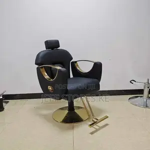Reclining Black Golden Chair for Eye Lashes