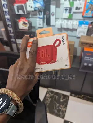 Red Wireless JBL Go 4 Bluetooth Speaker