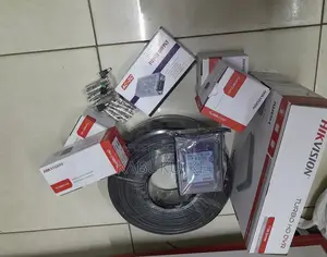 4 Channel Hikvision CCTV Camera Set- 4 Cameras