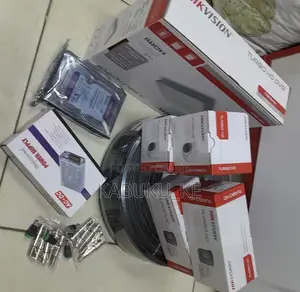 4 Channel Hikvision 4 Camera Complete Setup With 500gb