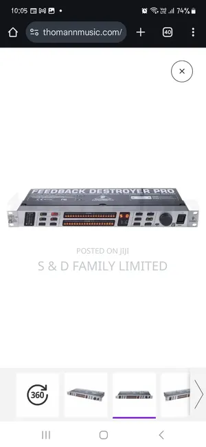 Behringer Fbq2496 Feedback Destroyer