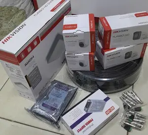 4 Cameras CCTV Complete Kit Full Package