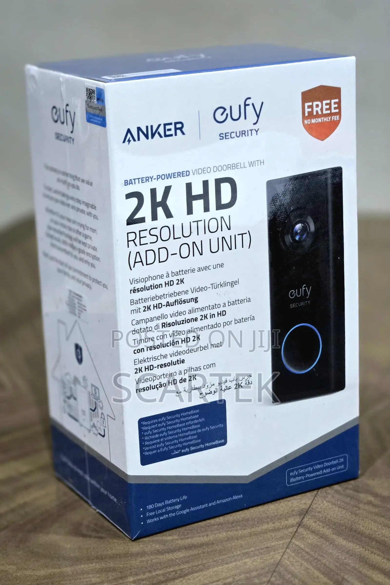 Eufy Video Doorbell 2k (Battery-powered)