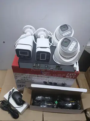 H.265+ Full Color Audio 4 Channel Kit CCTV Camera