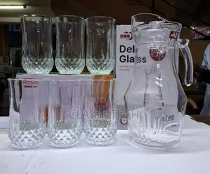 Diamond Glass With Jug