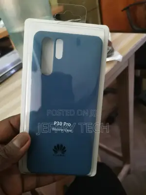 Lustree Back Cover for Huawei P30 Pro (Silicone|Blue]