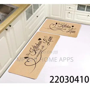 2 PCS Rubber Kitchen Mat