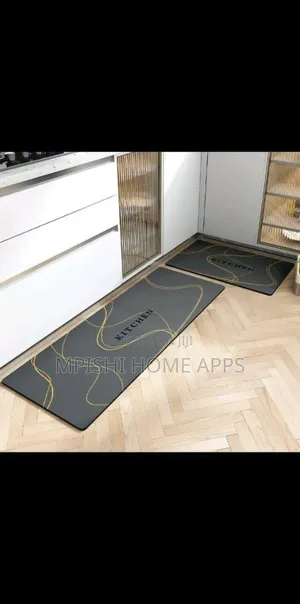 2 PCS Rubber Kitchen Mat