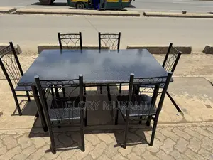 6 Set Black Dinning Set